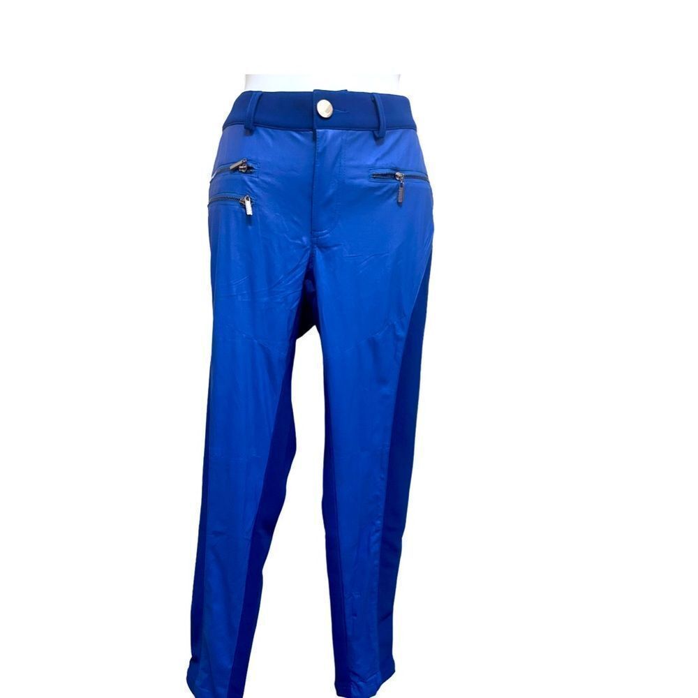 Uniq Black Stretchy Faux Leather Pants